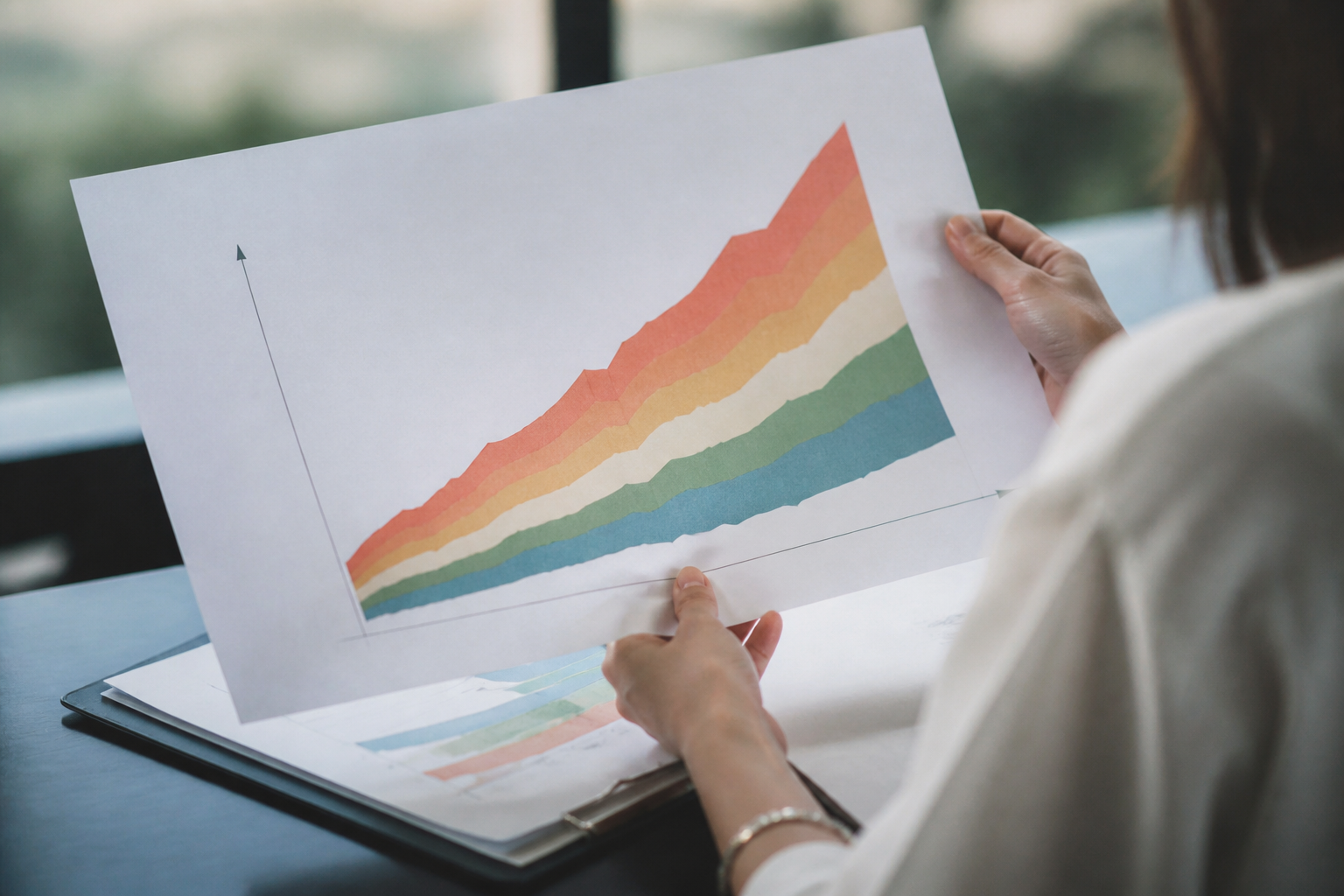 Document officiel montrant graphique hausses valeurs numeriques